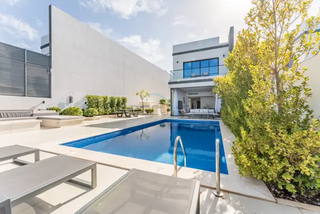Overlooking Pool & Sea Views Villa with BBQ Facility — Al Dana Island