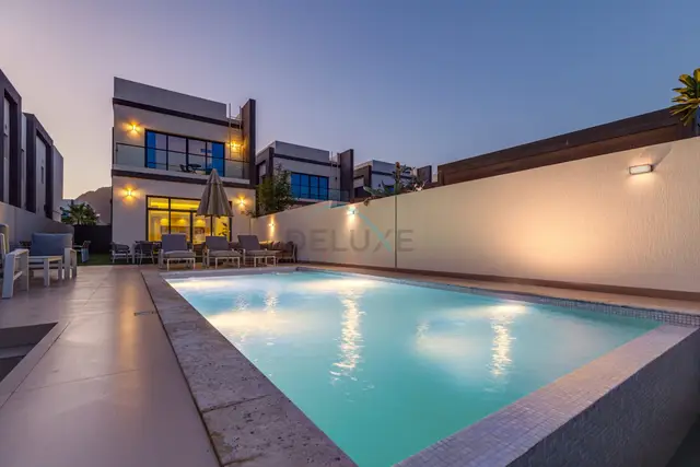 Grand 4-Bedroom Villa with Majestic Mountain and Sea Views — Al Dana Island